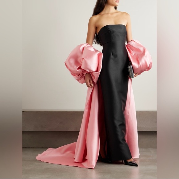 Solace London Dresses & Skirts - Solace London Elegant Black and Pink Strapless Gown